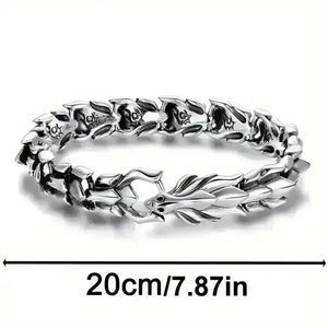 Viking Dragon Design Punk Bracelet - Bear Hugs