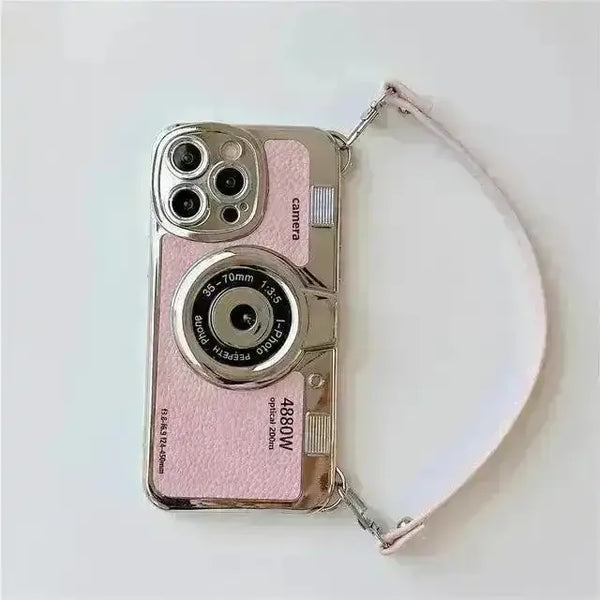 Vintage Camera Handbag Case (For iPhones) - Bear Hugs