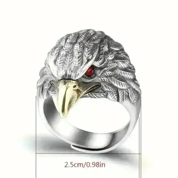 Vintage Eagle Head Ring - Bear Hugs