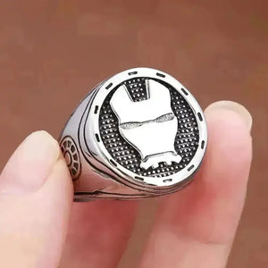 Vintage Iron Man Mask Ring - Bear Hugs