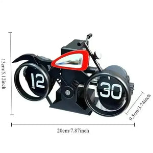 Vintage Motorcycle Flip Clock - Bear Hugs