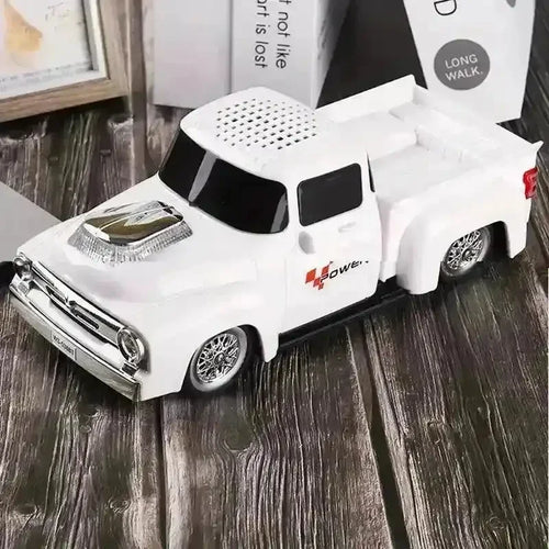 Vintage Pickup Truck Portable Speaker - Bear Hugs