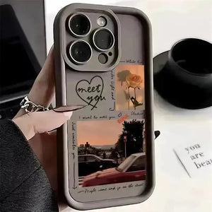 Vintage Silicone Phone Case (For iPhones) - Bear Hugs