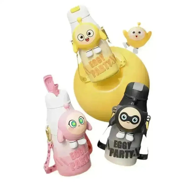 Vivid Egg Party Insulated Bottle (640 ml) - Bear Hugs