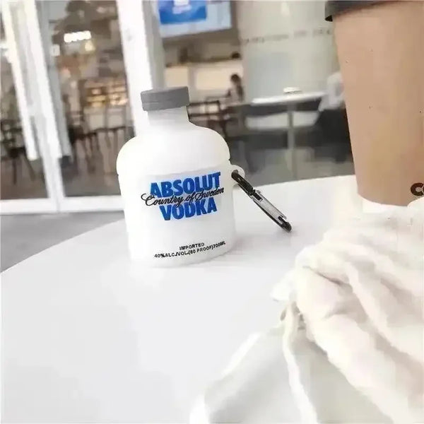 Vodka Bottle Protective Case (For Airpods) - Bear Hugs