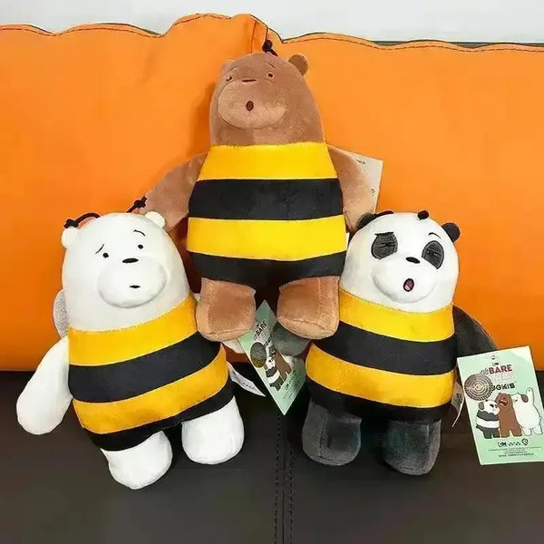 We Bare Bears Bee Plushies (20 cm) - Bear Hugs