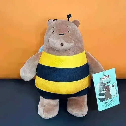We Bare Bears Bee Plushies (20 cm) - Bear Hugs