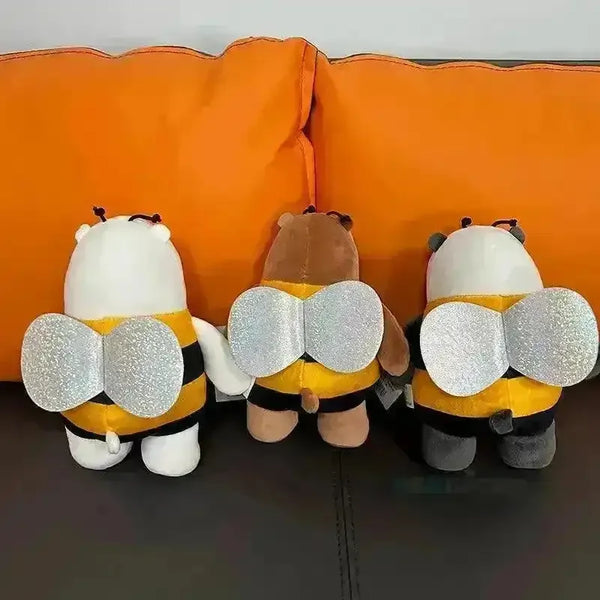We Bare Bears Bee Plushies (20 cm) - Bear Hugs