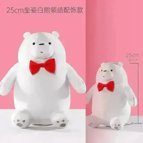 We Bare Bears Christmas Edition Plushies (25 cm) - Bear Hugs