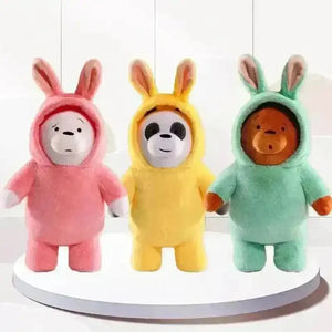 We Bare Bears Cosplay Bunny Plushies (25 cm) - Bear Hugs