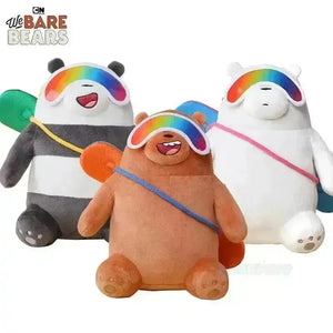 We Bare Bears Winter Ski Plushies (25 cm) - Bear Hugs
