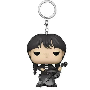 Wednesday Addams 3D Keychain - Bear Hugs