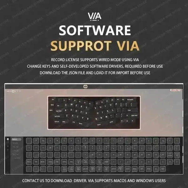Weikav RECORD Alice Mechanical Keyboard - Bear Hugs
