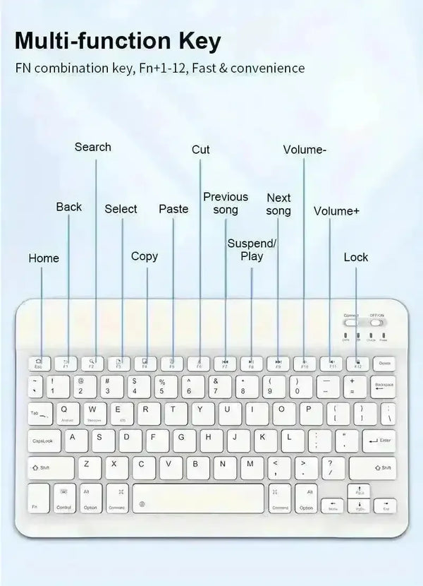 WhisperGlide Pro Wireless Keyboard & Mouse Combo - Bear Hugs