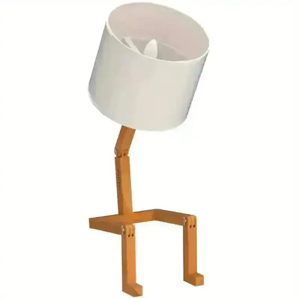 Wooden Pondering Novelty Table Lamp - Bear Hugs