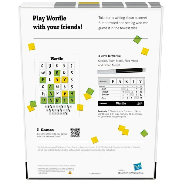 Wordle The Party Board Game - Bear Hugs