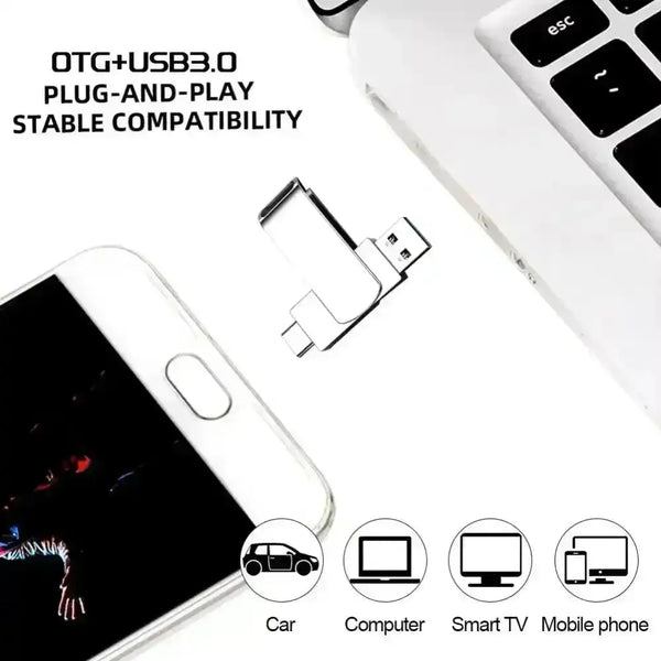 Xiaomi 2 in 1 High-Speed USB 3.0 Flash Drive - Bear Hugs