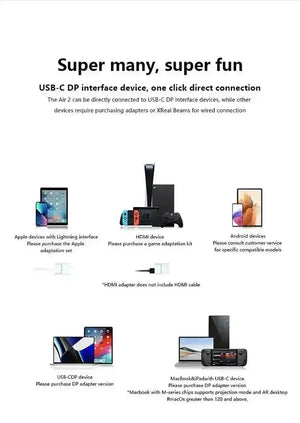 XREAL Air 2 Pro Smart AR Glasses - Bear Hugs