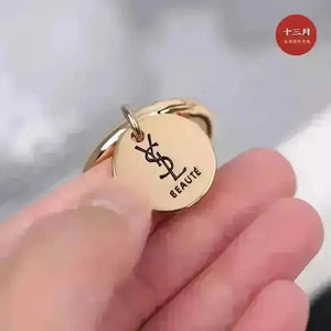 YS Luxury Fashion Mirror Keychain - Bear Hugs