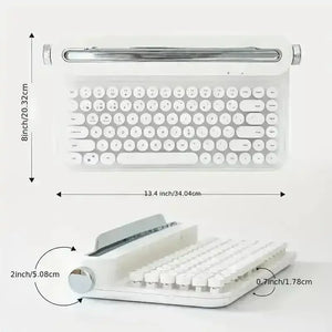 YUNZII Retro Wireless Typewriter Keyboard B303/B305 - Bear Hugs
