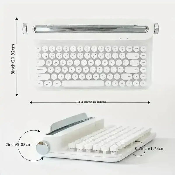 YUNZII Retro Wireless Typewriter Keyboard B303/B305 - Bear Hugs