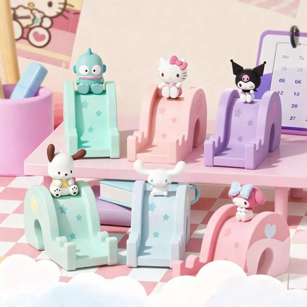 Kawaii Sanrio Slide Phone Stand for Desk - Bear Hugs