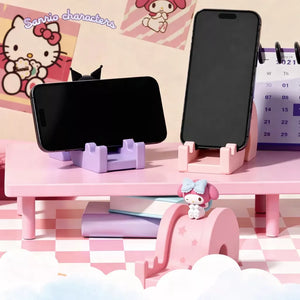Kawaii Sanrio Slide Phone Stand for Desk - Bear Hugs