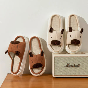Cute Capybara Indoor Slippers - Bear Hugs