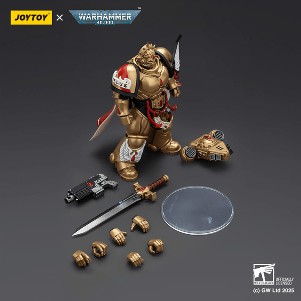 WARHAMMER Blood Angels Captain with Heavy Bolt Pistol & Power Sword - Bear Hugs