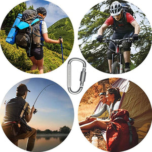 Tactical Aluminum D-Ring Carabiner