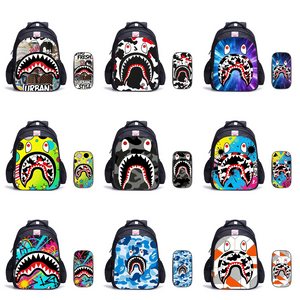 SPG Savage Shark Graphic Streetwear Backpacks