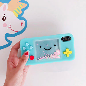 Kawaii Liquid Game Consoles Phone Case for iphone 6/6s/6plus/7/7plus/8/8P/X/XS/XR/XsMax/11/11pro/11pro max PN0031 - Bear Hugs