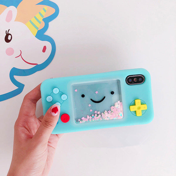 Kawaii Liquid Game Consoles Phone Case for iphone 6/6s/6plus/7/7plus/8/8P/X/XS/XR/XsMax/11/11pro/11pro max PN0031 - Bear Hugs