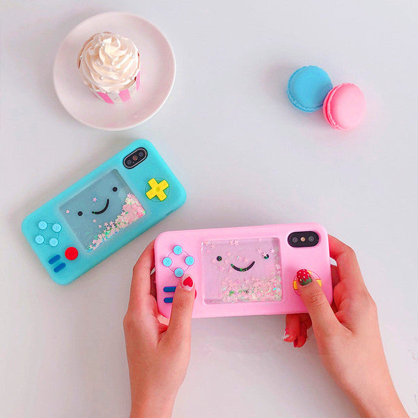 Kawaii Liquid Game Consoles Phone Case for iphone 6/6s/6plus/7/7plus/8/8P/X/XS/XR/XsMax/11/11pro/11pro max PN0031 - Bear Hugs