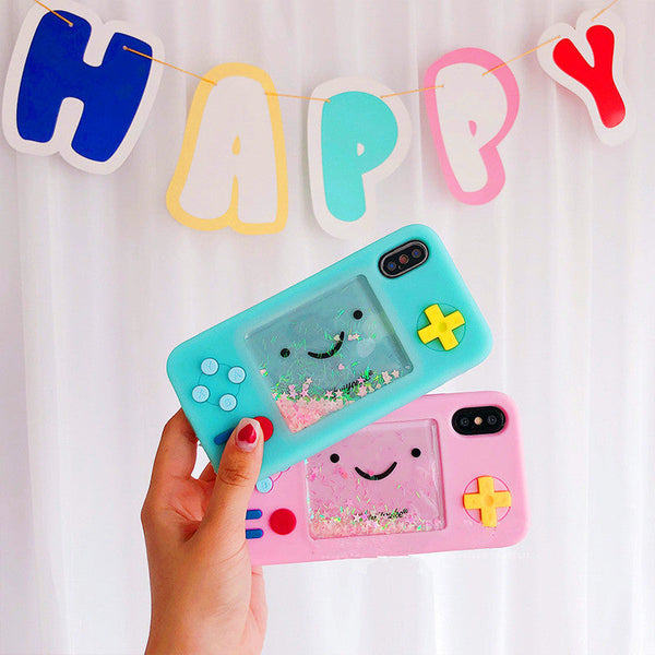 Kawaii Liquid Game Consoles Phone Case for iphone 6/6s/6plus/7/7plus/8/8P/X/XS/XR/XsMax/11/11pro/11pro max PN0031 - Bear Hugs