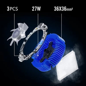 Flydigi B7 Back Clamp Cooler - Intelligent Temperature Control 2.0 Universal Cellphone Silent Cooler Fan - Bear Hugs