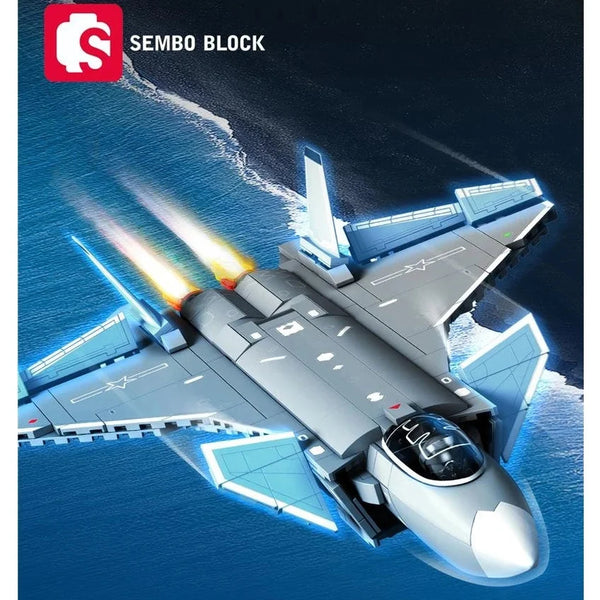 Sembo 202281 J-20 Stealth Fighter Blocks (576 Pcs)