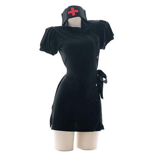 Gothic Nurse Cosplay - Bear Hugs