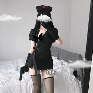 Gothic Nurse Cosplay - Bear Hugs