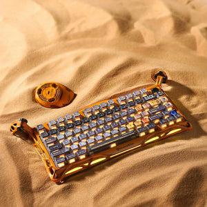 Gravastar Mercury K1 Pro Battle-Worn Yellow Keyboard
