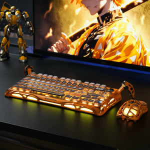 Gravastar Mercury K1 Pro Battle-Worn Yellow Keyboard