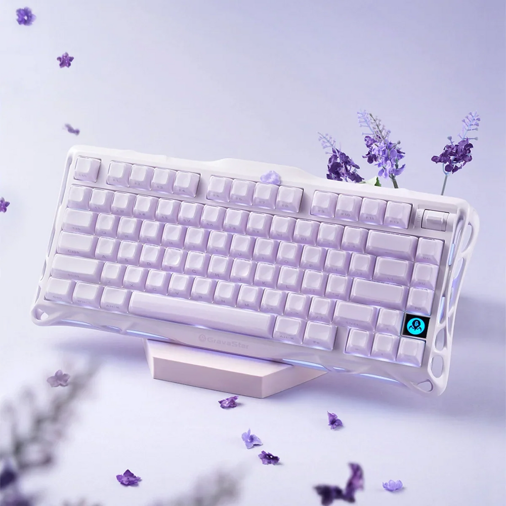 Gravastar Mercury K1 Lavender Purple Keyboard