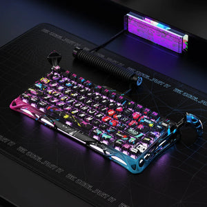 Gravastar Mercury V75 Pro Neon Graffiti Keyboard