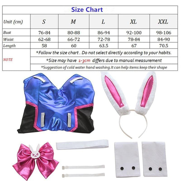 Holographic D.VA Cosplay Set - Bear Hugs