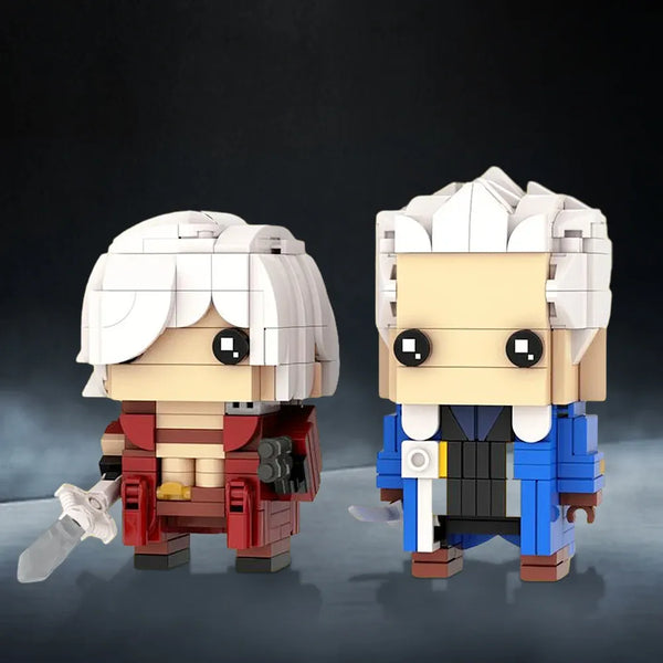 Dante & Vergil BrickHeadz MOC Building Set