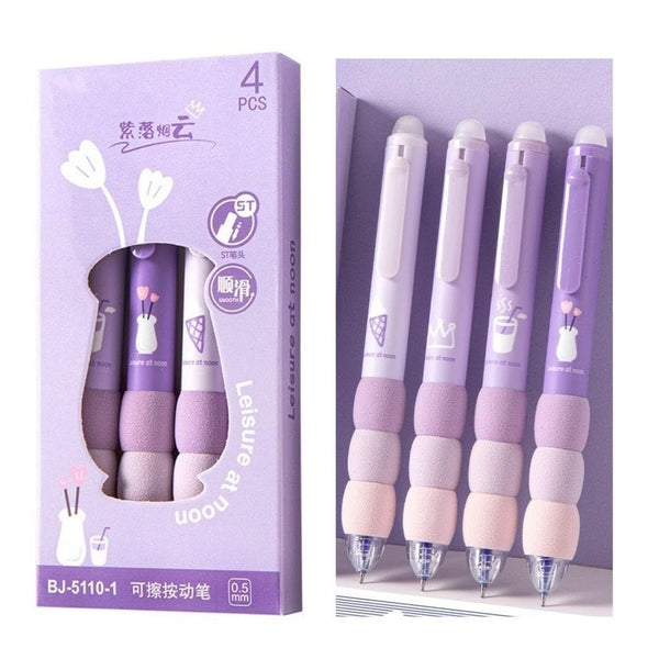 Kawaii Cloud Grip Erasable Gel Pen
