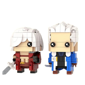 Dante & Vergil BrickHeadz MOC Building Set