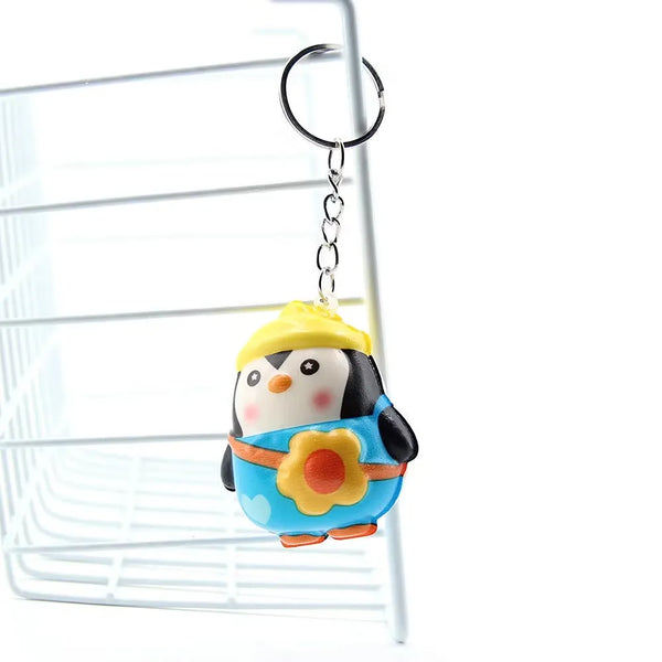 Mini Cosplay Penguin Squishy Keychain