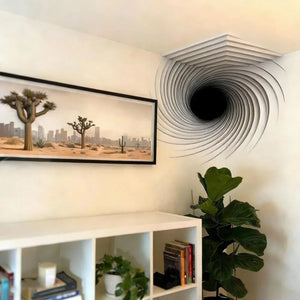 3D Reality Warp Wall Illusion Stickers
