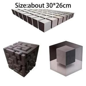 3D Impossible Corners Wall Illusion Stickers